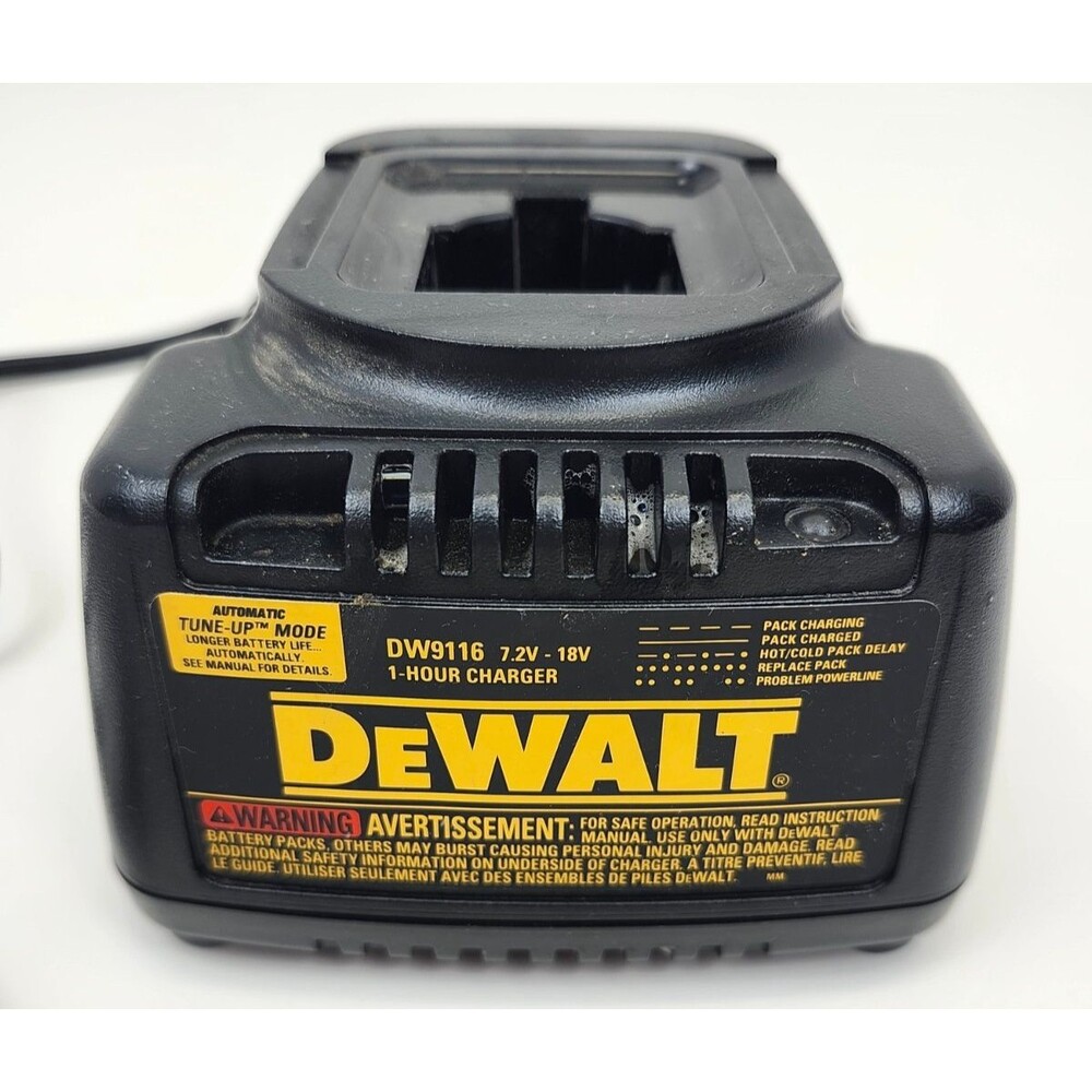 Dewalt DW9116 Battery Charger 7.2V - 18V One Hour NiCd Charger